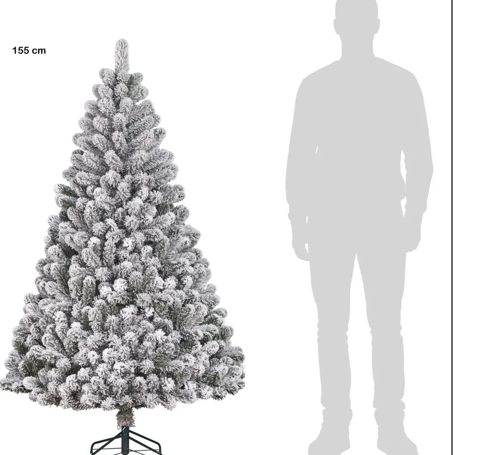 Black Box kunstkerstboom Charlton besneeuwd D 91 H 155 cm