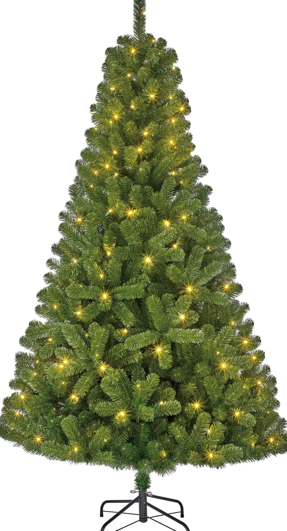 Black Box kunstkerstboom Charlton met 140 lampjes warm wit D 115 H 185 cm