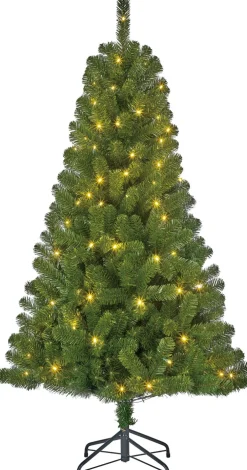 Black Box kunstkerstboom Charlton met 80 lampjes warm wit D 76 H 120 cm