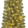 Black Box kunstkerstboom Charlton met 90 lampjes warm wit D 48 H 155 cm
