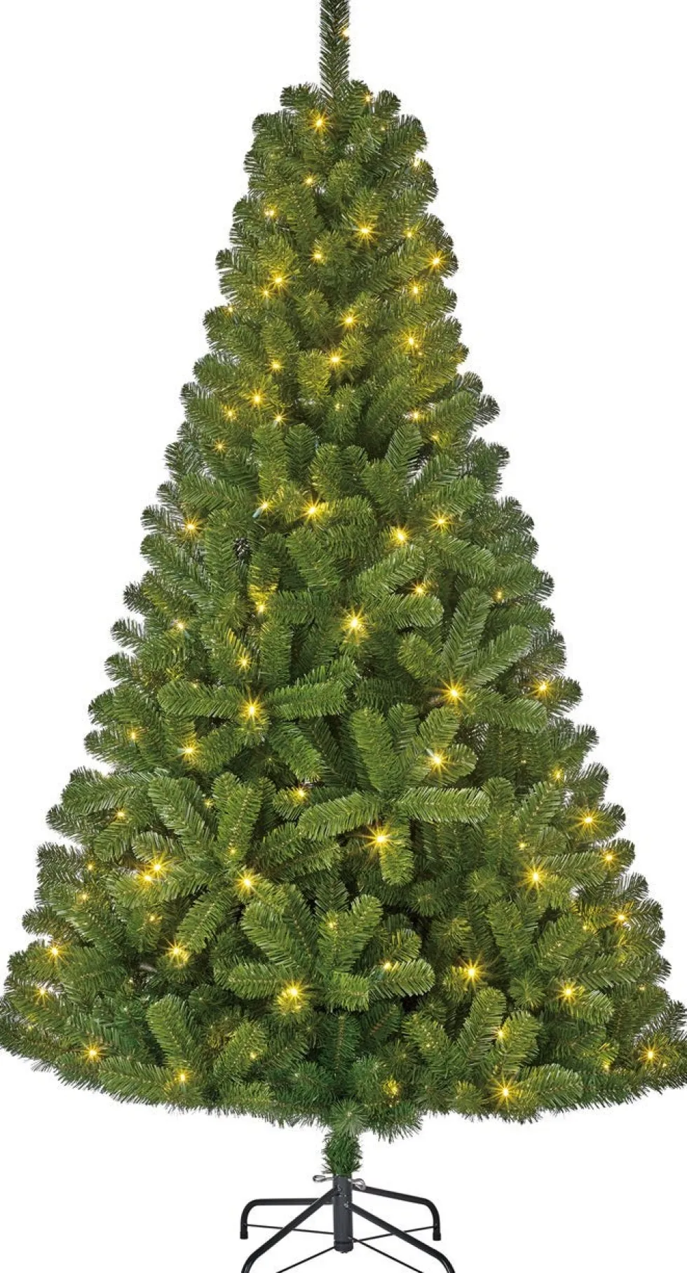 Black Box kunstkerstboom Charlton met 360 lampjes warm wit D 127 H 215 cm