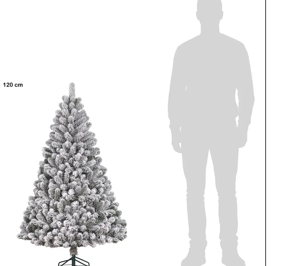 Black Box kunstkerstboom Charlton besneeuwd D 76 H 120 cm