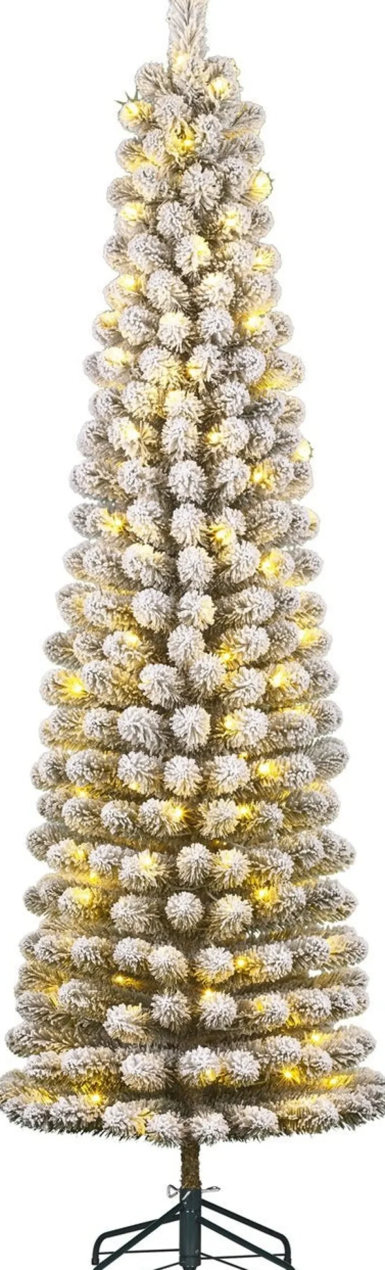 Black Box kunstkerstboom Charlton besneeuwd met 180 lampjes warm wit D 58 H 230 cm