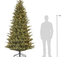 Black Box kunstkerstboom Clive met 280 lampjes warm wit D 122 H 230 cm