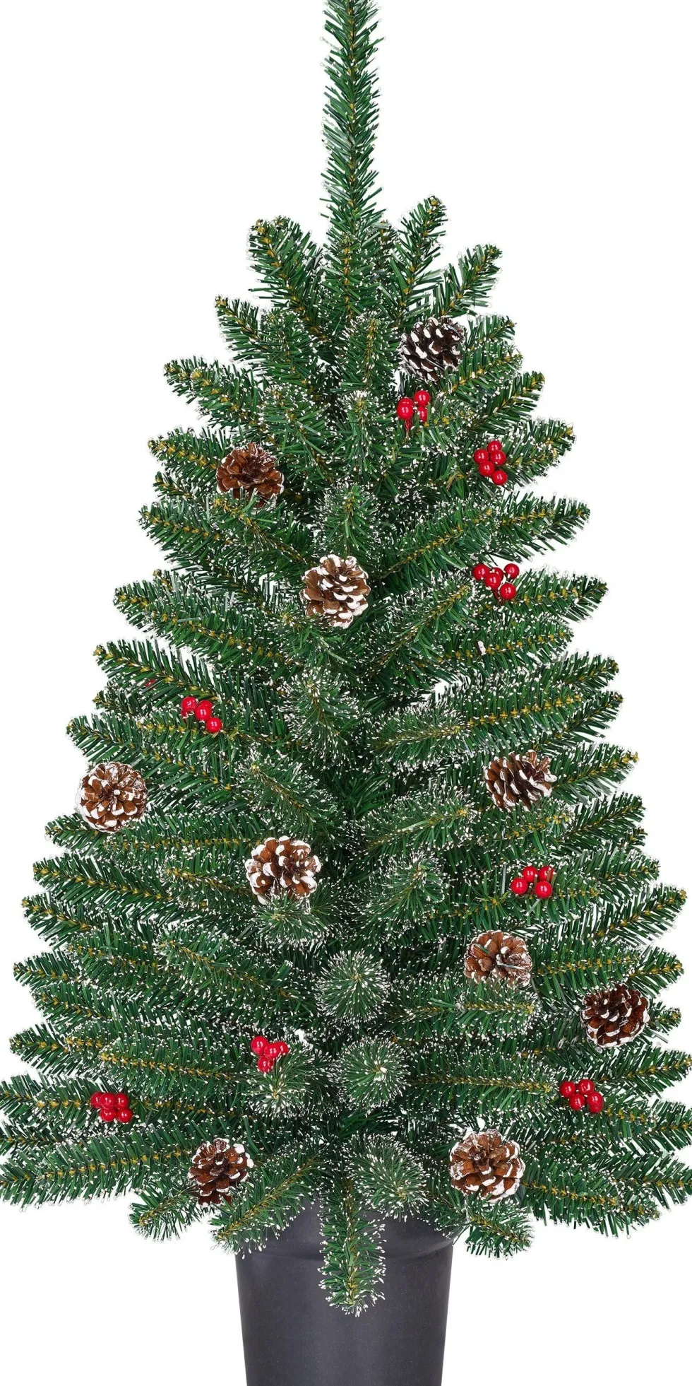 Black Box kunstkerstboom Creston besneeuwd D 50 H 90 cm