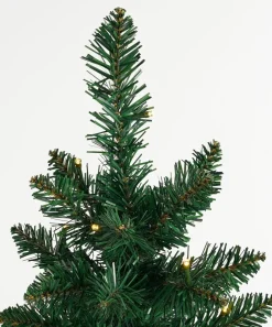Black Box kunstkerstboom Gerlos op jute voet met 30 lampjes warm wit D 36 H 75 cm