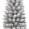 Black Box kunstkerstboom Gerlos besneeuwd op jute voet D 41 H 90 cm