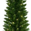 Black Box kunstkerstboom Gerlos op jute voet met 80 lampjes warm wit D 57 H 150 cm