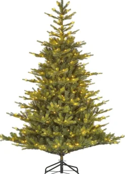 Black Box kunstkerstboom Grand Fir met 300 lampjes warm wit D 112 H 155 cm