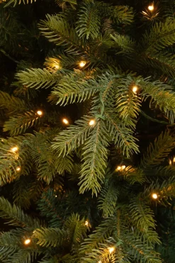 Black Box kunstkerstboom Grand Fir met 300 lampjes warm wit D 112 H 155 cm