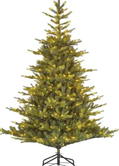 Black Box kunstkerstboom Grand Fir met 700 lampjes warm wit D 162 H 230 cm
