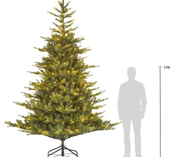 Black Box kunstkerstboom Grand Fir met 900 lampjes warm wit D 182 H 305 cm