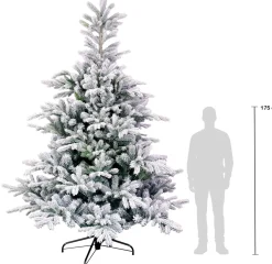 Black Box kunstkerstboom Grand Fir besneeuwd D 182 H 305 cm