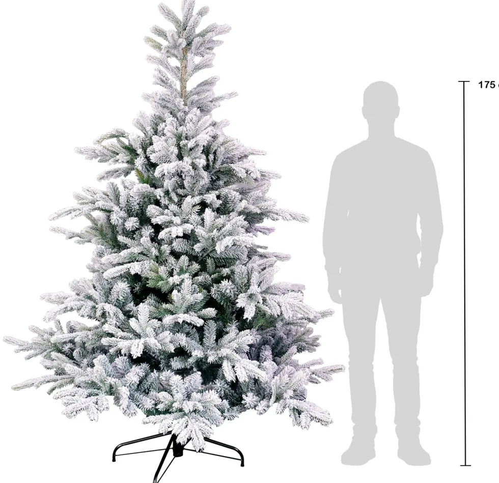 Black Box kunstkerstboom Grand Fir besneeuwd D 152 H 215 cm