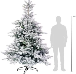 Black Box kunstkerstboom Grand Fir besneeuwd D 162 H 230 cm