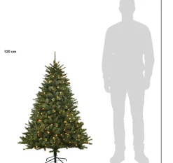 Black Box kunstkerstboom Jade met 140 lampjes warm wit D 97 H 120 cm