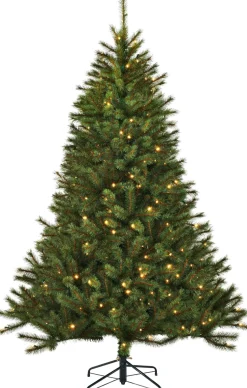 Black Box kunstkerstboom Jade slim met 240 lampjes warm wit D 122 H 215 cm
