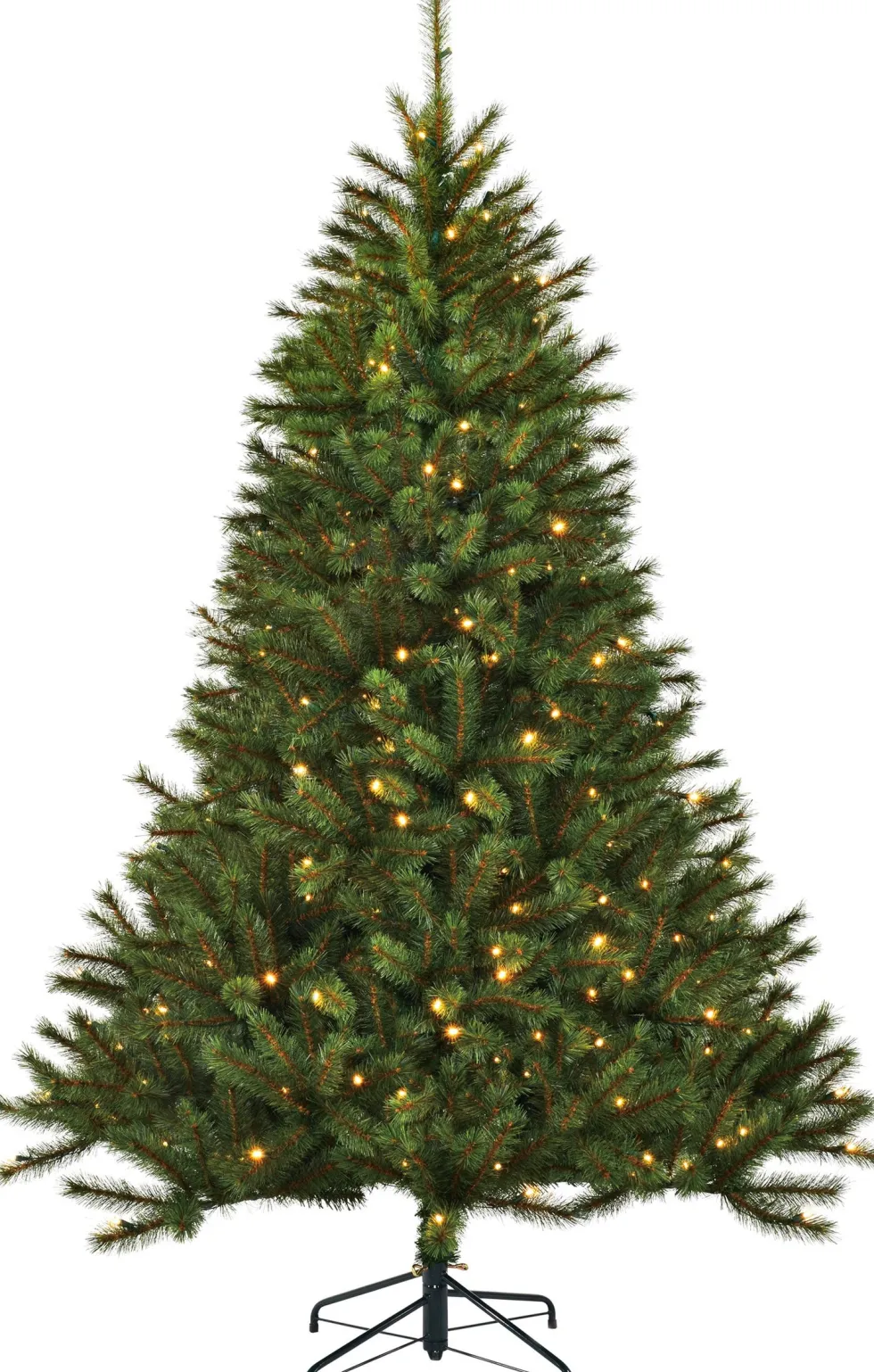 Black Box kunstkerstboom Jade slim met 240 lampjes warm wit D 122 H 215 cm