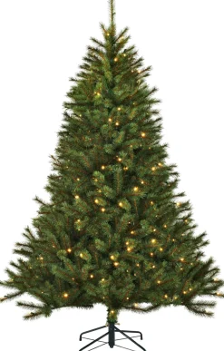 Black Box kunstkerstboom Jade slim met 280 LED lampjes warm wit D 130 H 230 cm