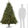 Black Box kunstkerstboom Jade met 280 lampjes warm wit D 145 H 215 cm