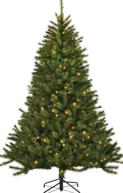 Black Box kunstkerstboom Jade slim met 170 lampjes warm wit D 107 H 185 cm