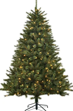Black Box kunstkerstboom Jade met 320 lampjes warm wit D 155 H 230 cm