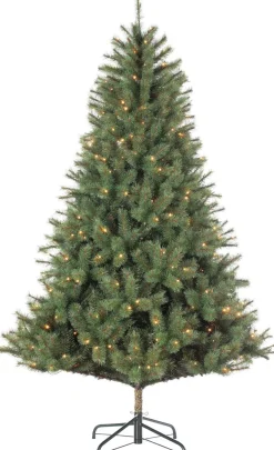 Black Box kunstkerstboom Jade Deluxe met 380 lampjes warm wit D 137 H 215 cm