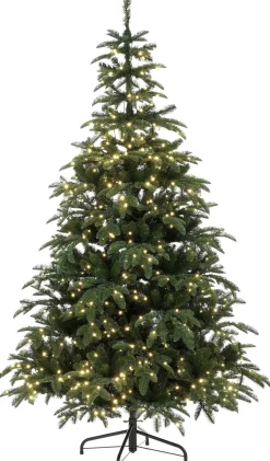 Black Box kunstkerstboom Nordmann met 1000 lampjes warm wit D 140 H 240 cm
