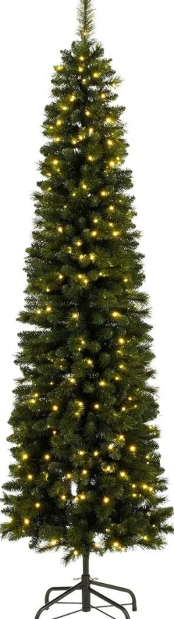 Black Box kunstkerstboom Pencil Deluxe met 250 lampjes warm wit D 56 H 185 cm
