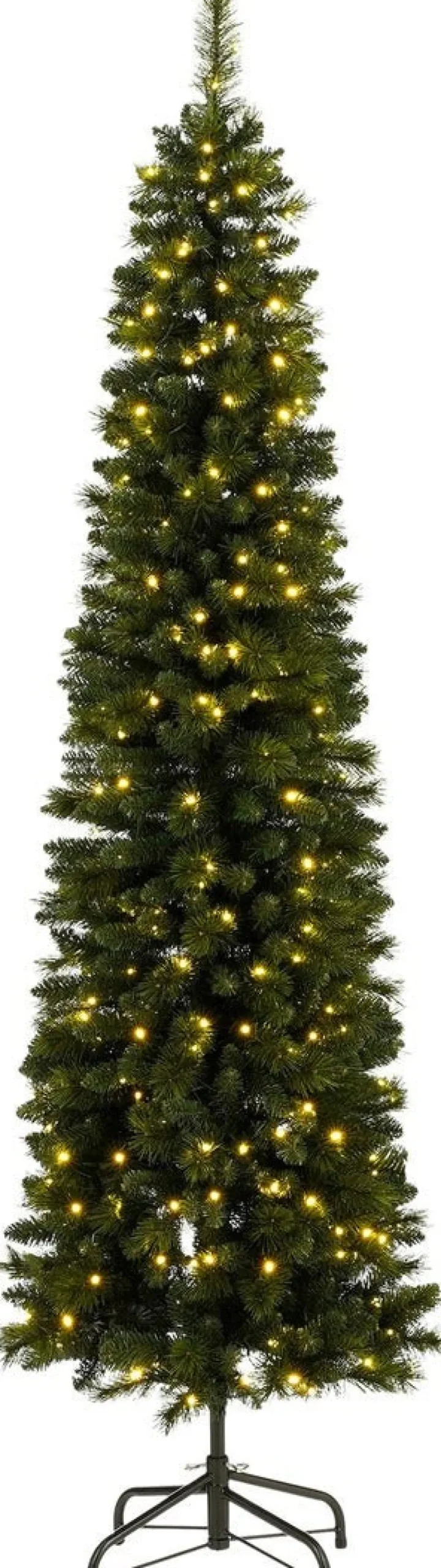 Black Box kunstkerstboom Pencil Deluxe met 250 lampjes warm wit D 56 H 185 cm