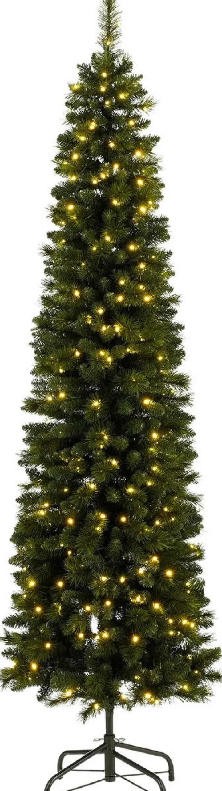 Black Box kunstkerstboom Pencil Deluxe met 350 lampjes warm wit D 71 H 215 cm