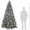 Black Box kunstkerstboom Pittsfield besneeuwd met 260 lampjes warm wit D 122 H 230 cm