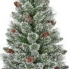 Black Box kunstkerstboom Vandans besneeuwd D 48 H 90 cm