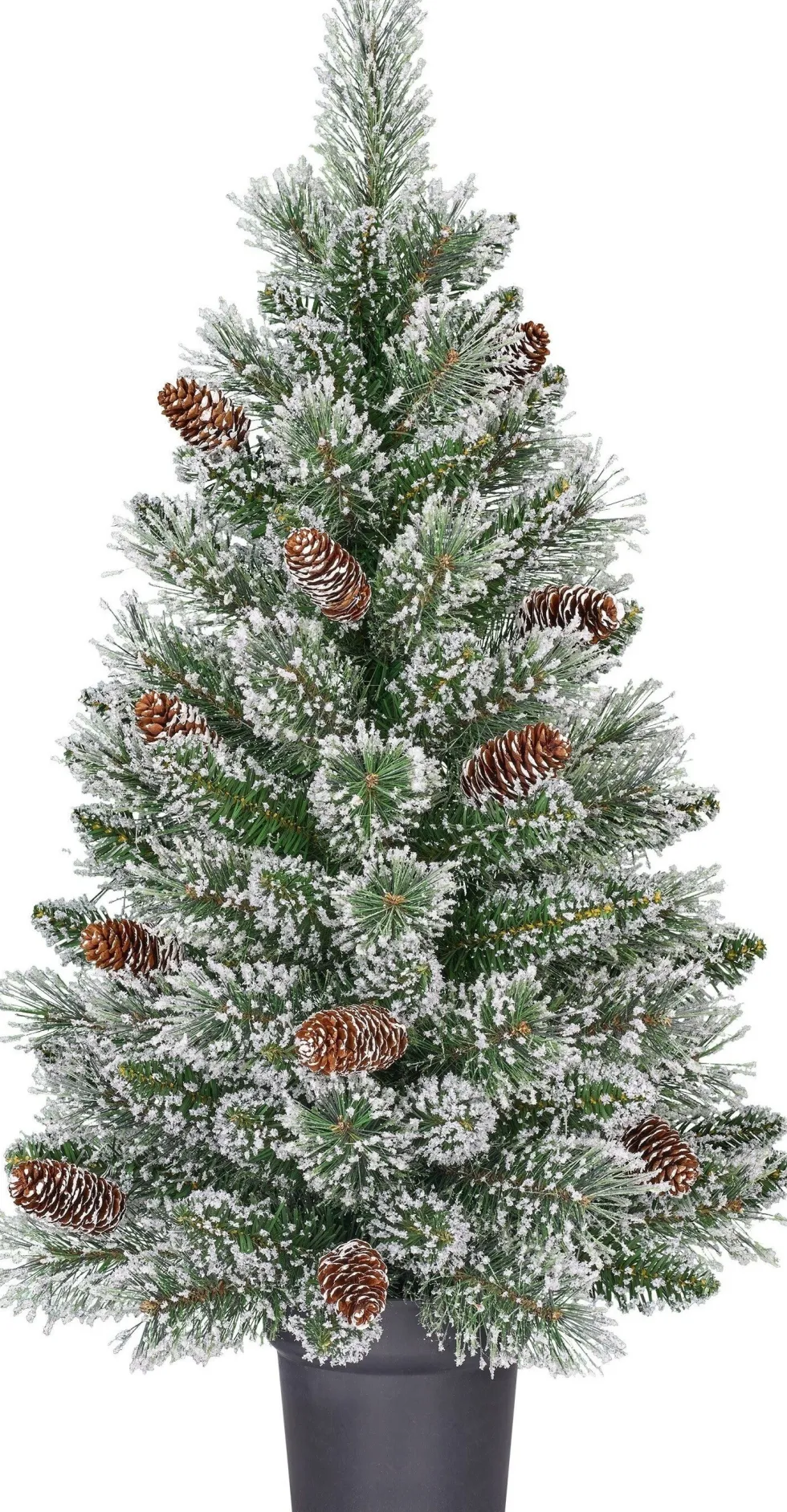 Black Box kunstkerstboom Vandans besneeuwd D 48 H 90 cm