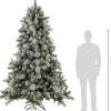 Black Box kunstkerstboom Vancouver besneeuwd met 550 lampjes warm wit D 155 H 240 cm