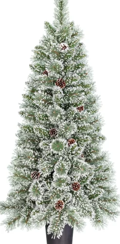 Black Box kunstkerstboom Vandans besneeuwd D 60 H 120 cm