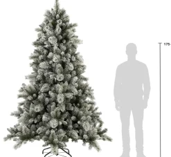 Black Box kunstkerstboom Vancouver besneeuwd D 155 H 240 cm