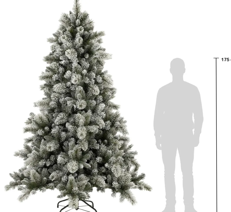 Black Box kunstkerstboom Vancouver besneeuwd D 155 H 240 cm