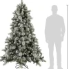 Black Box kunstkerstboom Vancouver besneeuwd D 124 H 185 cm
