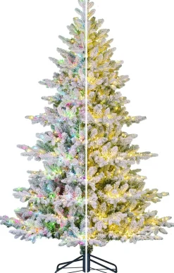 Black Box kunstkerstboom Yunnan besneeuwd met 2300 lampjes warm wit / extra warm D 147 H 230 cm