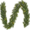 Black Box slinger Glendon besneeuwd met LED verlichting 180 cm groen