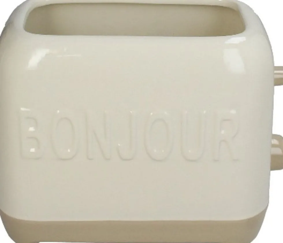Bloempot Bäcker crème 22,6 x 13 x 17 cm