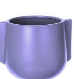 Bloempot Modern paars D 10,5 H 9 cm