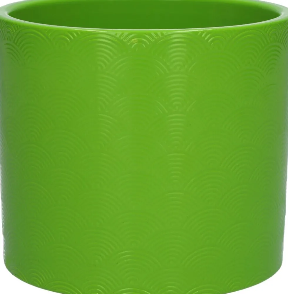 Bloempot Napoli groen D 14 H 12,5 cm