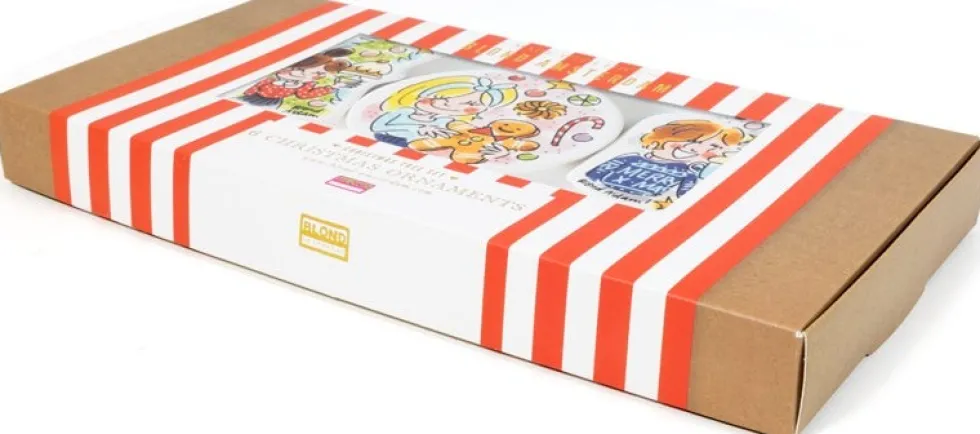 Blond Amsterdam kersthanger set Christmas 6-delig