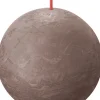 Bolsius bolkaars Rustiek Shine taupe 25 uur D 7,6 H 7,1 cm