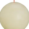Bolsius bolkaars Rustiek Shine crème 25 uur D 7,6 H 7,1 cm