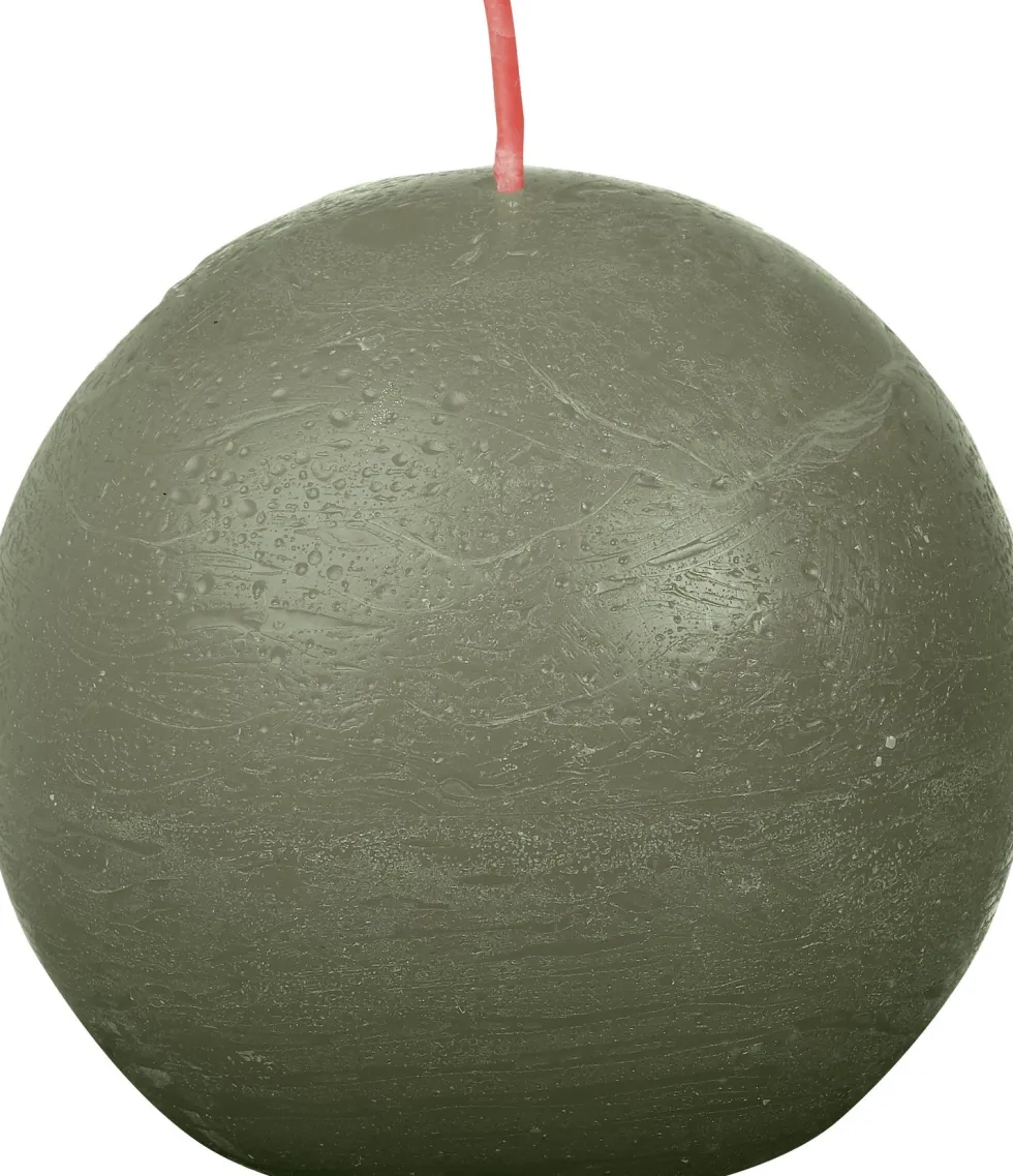 Bolsius bolkaars Rustiek Shine donker groen 25 uur D 7,6 H 7,1 cm