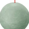 Bolsius bolkaars Rustiek Shine groen 25 uur D 7,6 H 7,1 cm