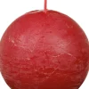 Bolsius bolkaars Rustiek Shine rood 25 uur D 7,6 H 7,1 cm